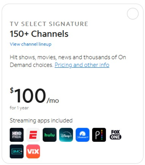 TV SELECT SIGNATURE