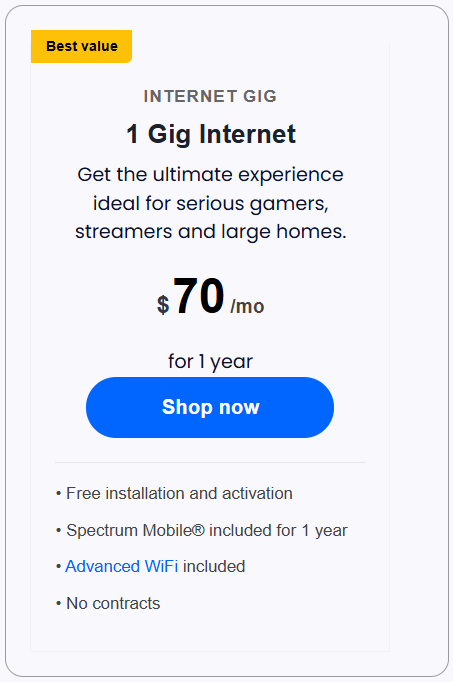 INTERNET GIG